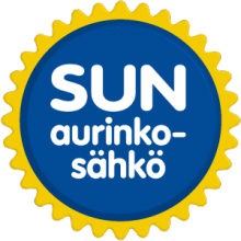 SUN aurinkosähkö logo